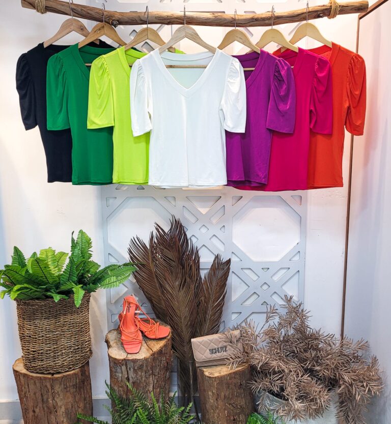 blusa manga princesa